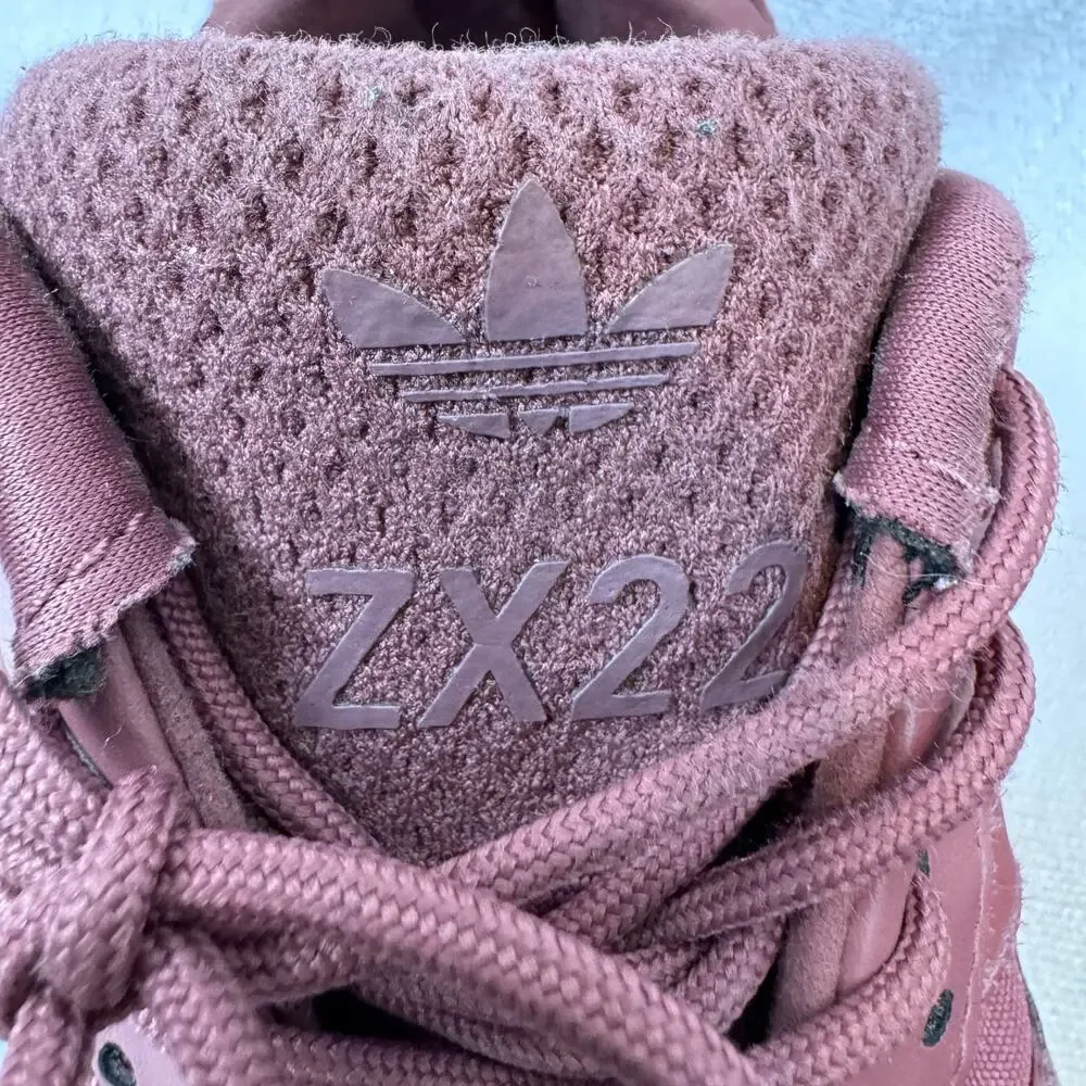 ZX22 Adidas Girls Mauve Boost Sneakers Low Top Chunky Size US 4